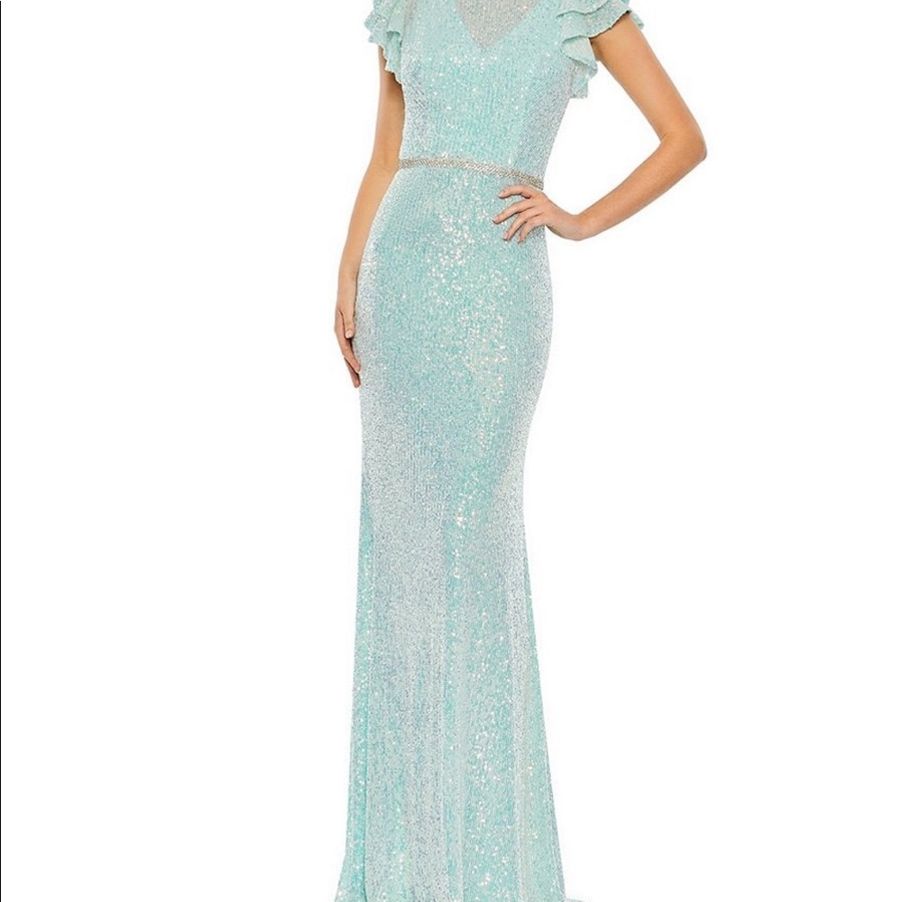 ice blue dress